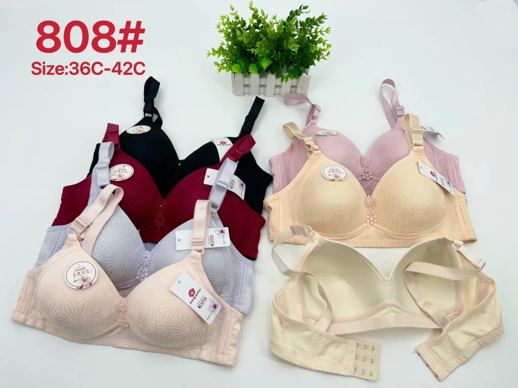 Wholesale Jacquard Bra C Cup (808) - China lingerie manufacturer & supplier