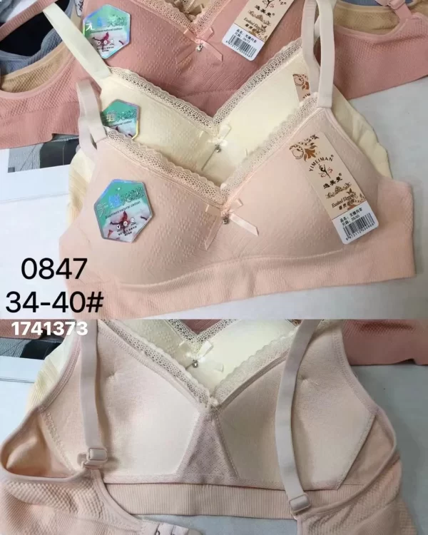 Wholesale Lace Trim Girls Bra (0847) - China lingerie manufacturer & supplier