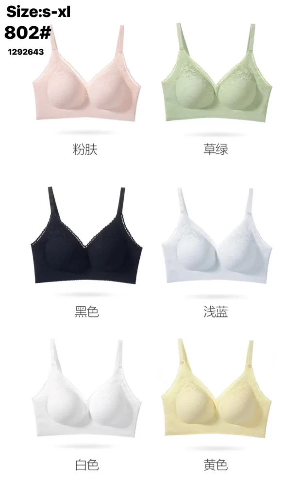 Wholesale Lace Trim Bra (802) - China lingerie manufacturer & supplier