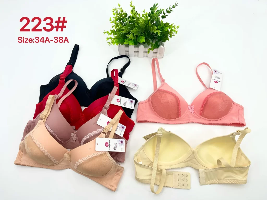 Wholesale Lace Trim Bra A Cup (223) - China lingerie manufacturer & supplier