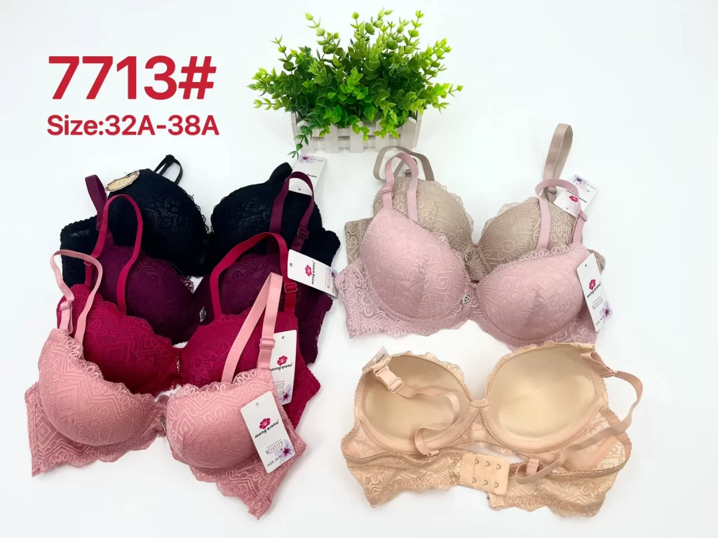 Wholesale Lace Trim Bra A Cup (7713) - China lingerie manufacturer & supplier