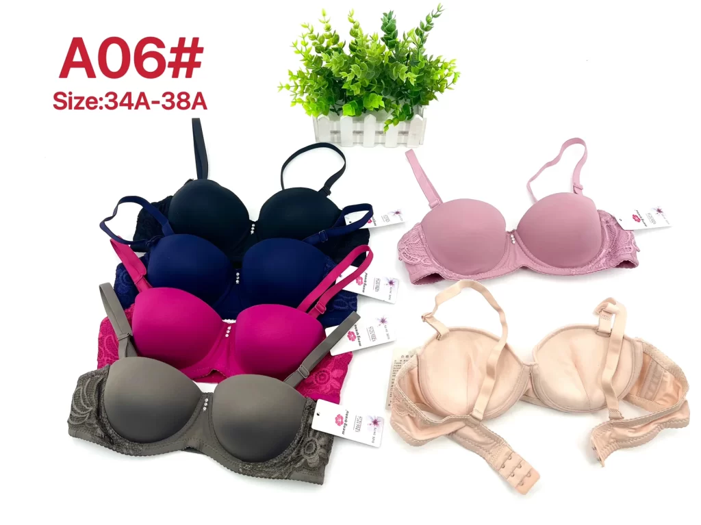 Wholesale Lace Trim Bra A Cup (A06) - China lingerie manufacturer & supplier