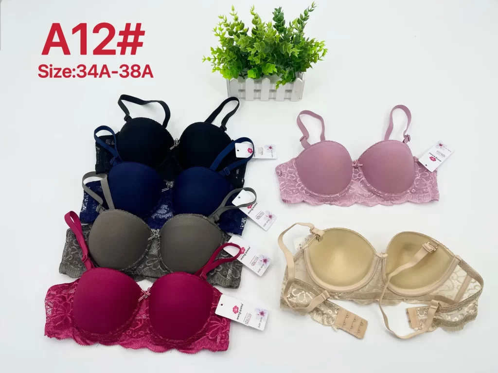 Wholesale Lace Trim Bra A Cup (A12) - China lingerie manufacturer & supplier