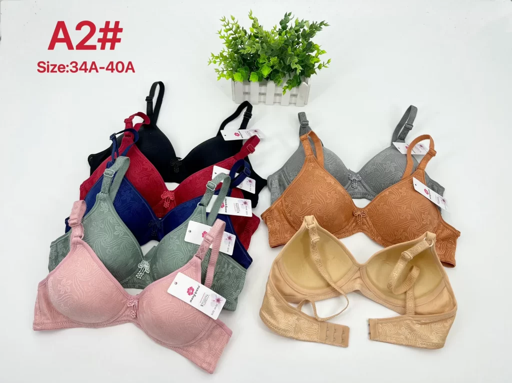 Wholesale Lace Trim Jacquard Bra A Cup (A2) - China lingerie manufacturer & supplier