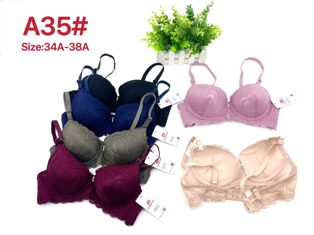 Wholesale Lace Trim Bra A Cup (A35) - China lingerie manufacturer & supplier