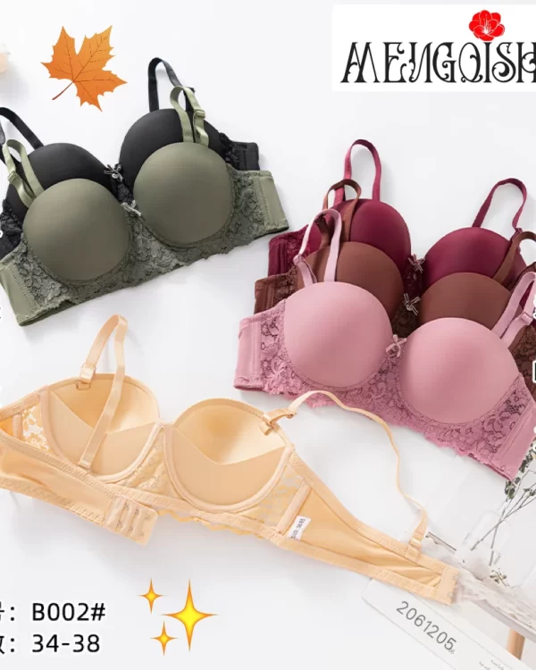 Wholesale Lace Trim Bra A Cup (B002) - China lingerie manufacturer & supplier