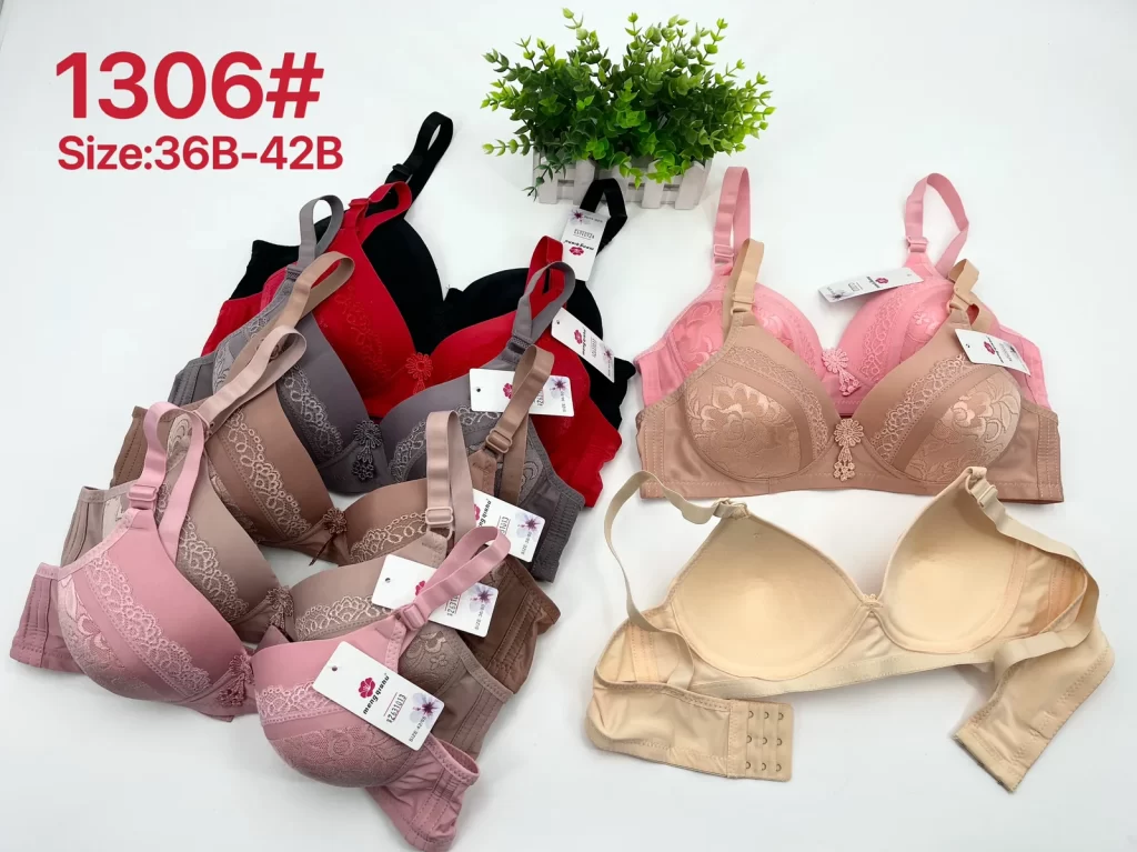 Wholesale Lace Trim Bra B Cup (1306) - China lingerie manufacturer & supplier