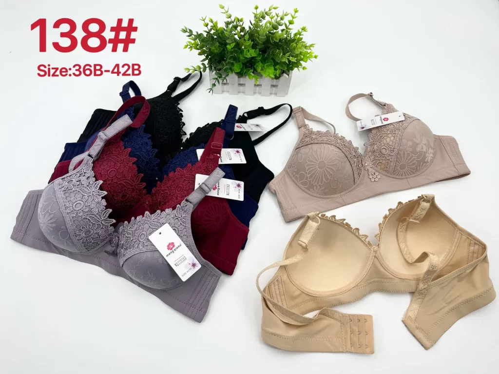 Wholesale Lace Trim Bra B Cup (138) - China lingerie manufacturer & supplier