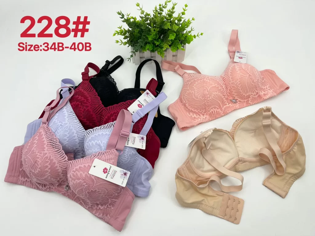 Wholesale Lace Trim Bra B Cup (228) - China lingerie manufacturer & supplier