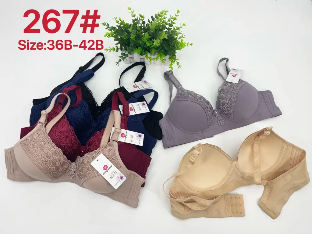 Wholesale Lace Trim bra B cup model 267 from factory 091 - China lingerie manufacturer & supplier