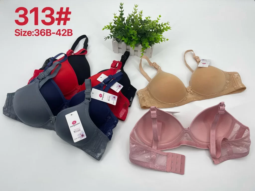 Wholesale Lace Trim Bra B Cup (313) - China lingerie manufacturer & supplier