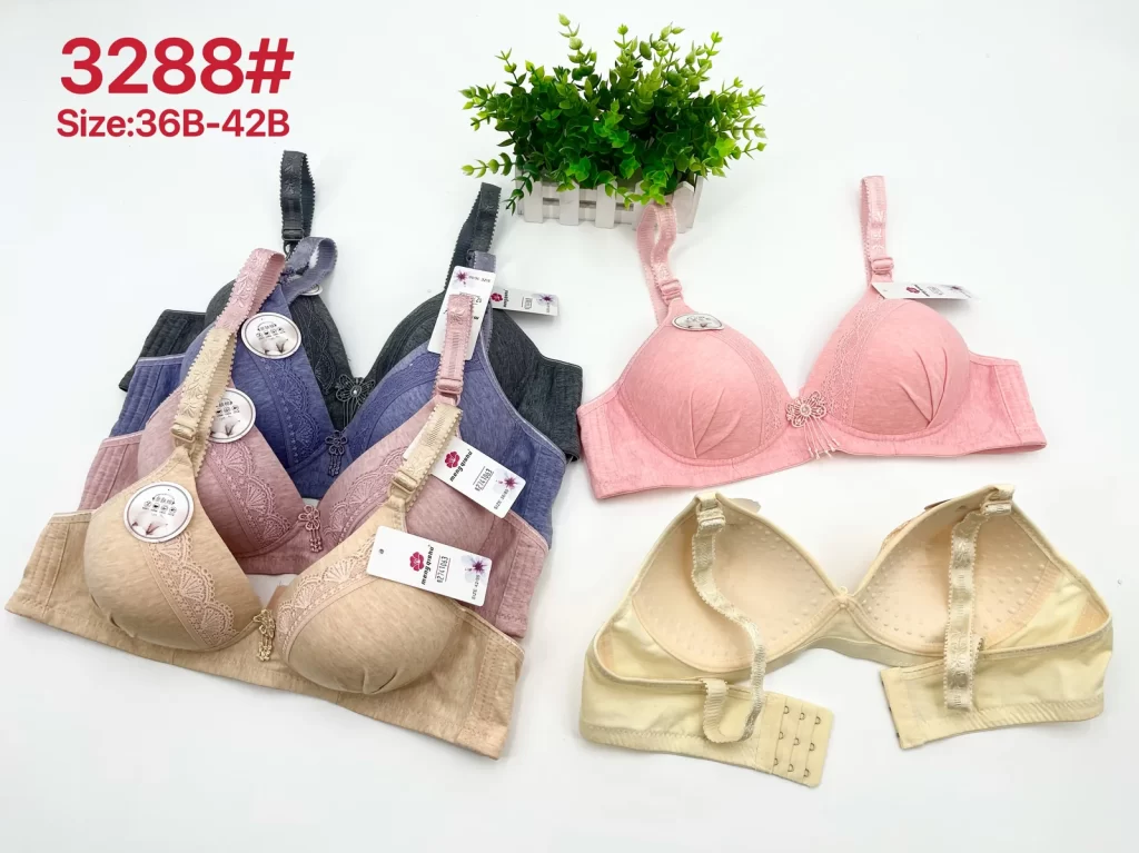Wholesale Lace Trim Bra B Cup (3288) - China lingerie manufacturer & supplier