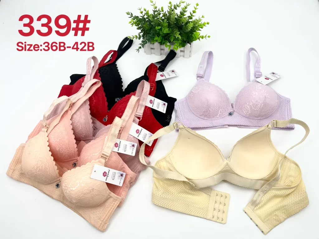 Wholesale Lace Trim Bra B Cup (339) - China lingerie manufacturer & supplier