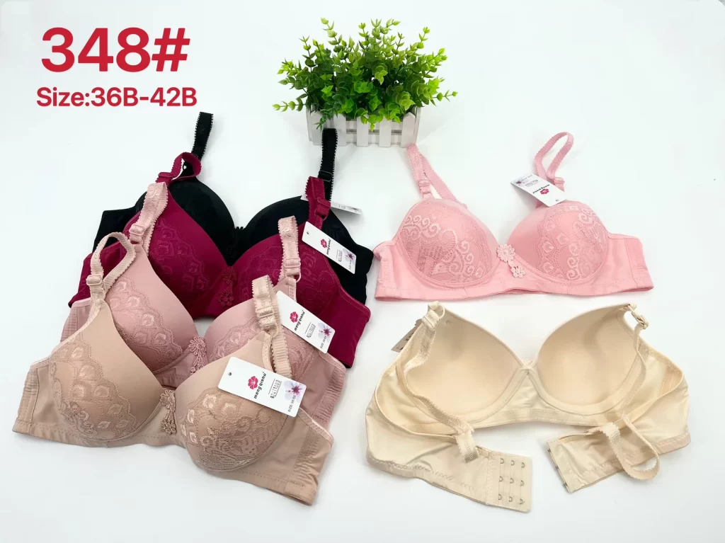 Wholesale Lace Trim Bra B Cup (348) - China lingerie manufacturer & supplier