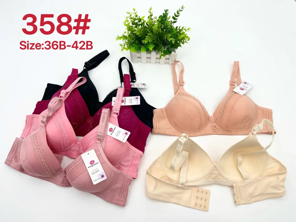 Wholesale Lace Trim Bra B Cup (358) - China lingerie manufacturer & supplier