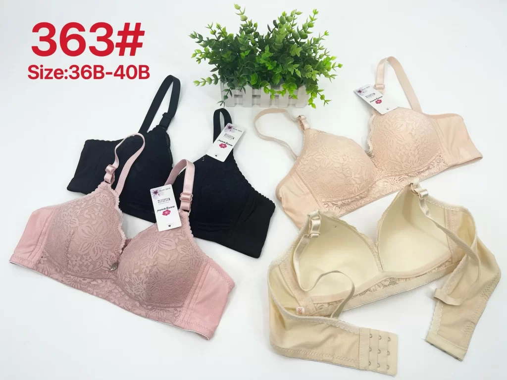Wholesale Lace Trim Bra B Cup (363) - China lingerie manufacturer & supplier