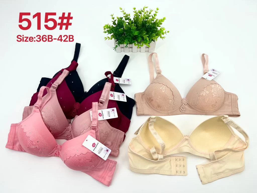 Wholesale Lace Trim Bra B Cup (515) - China lingerie manufacturer & supplier