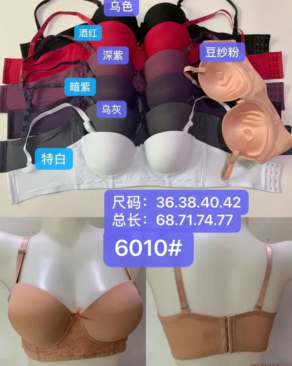 Wholesale Lace Trim Bra B Cup (6010) - China lingerie manufacturer & supplier