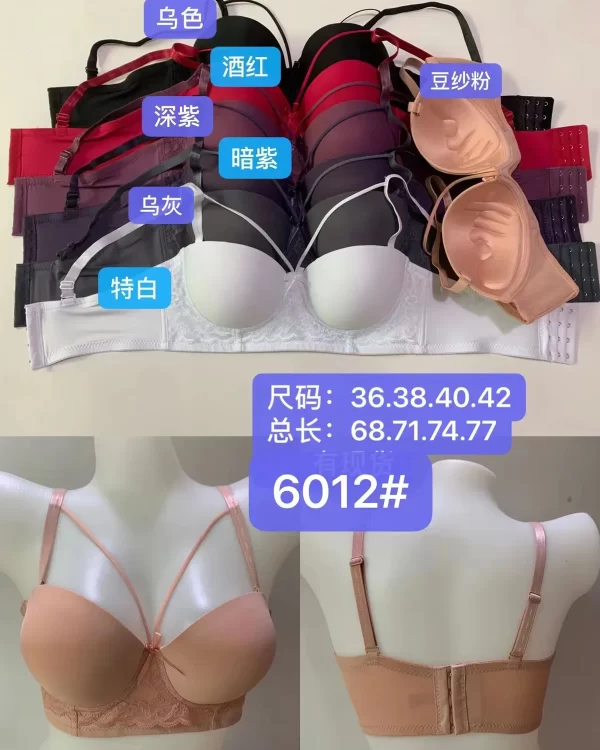 Wholesale Lace Trim Bra B Cup (6012) - China lingerie manufacturer & supplier