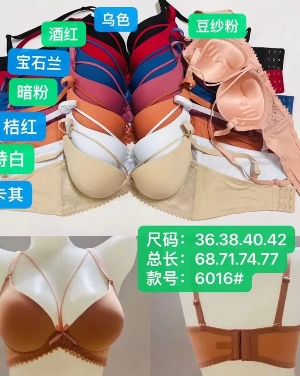 Wholesale Lace Trim Bra B Cup (6016) - China lingerie manufacturer & supplier