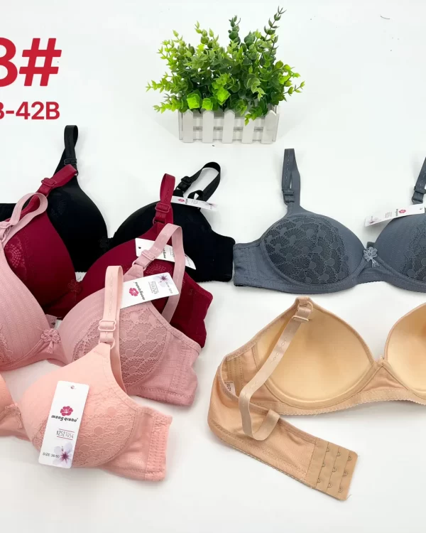 Wholesale Lace Trim Polka Dot Bra B Cup (618) - China lingerie manufacturer & supplier