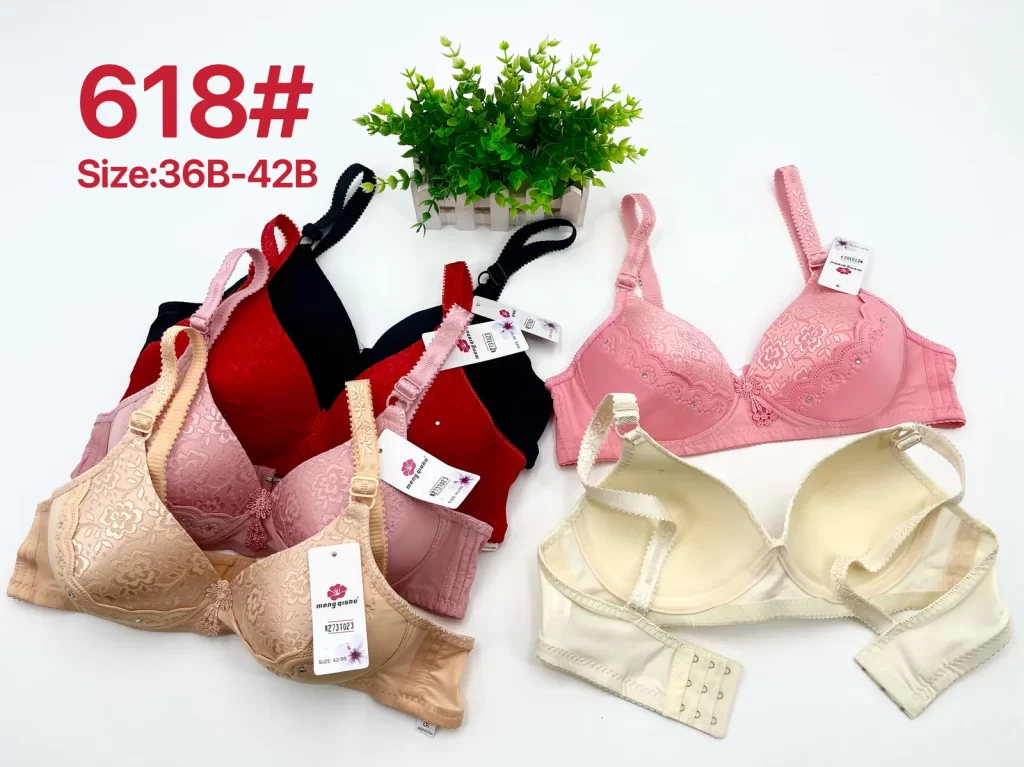 Wholesale Lace Trim Bra B Cup (618) - China lingerie manufacturer & supplier