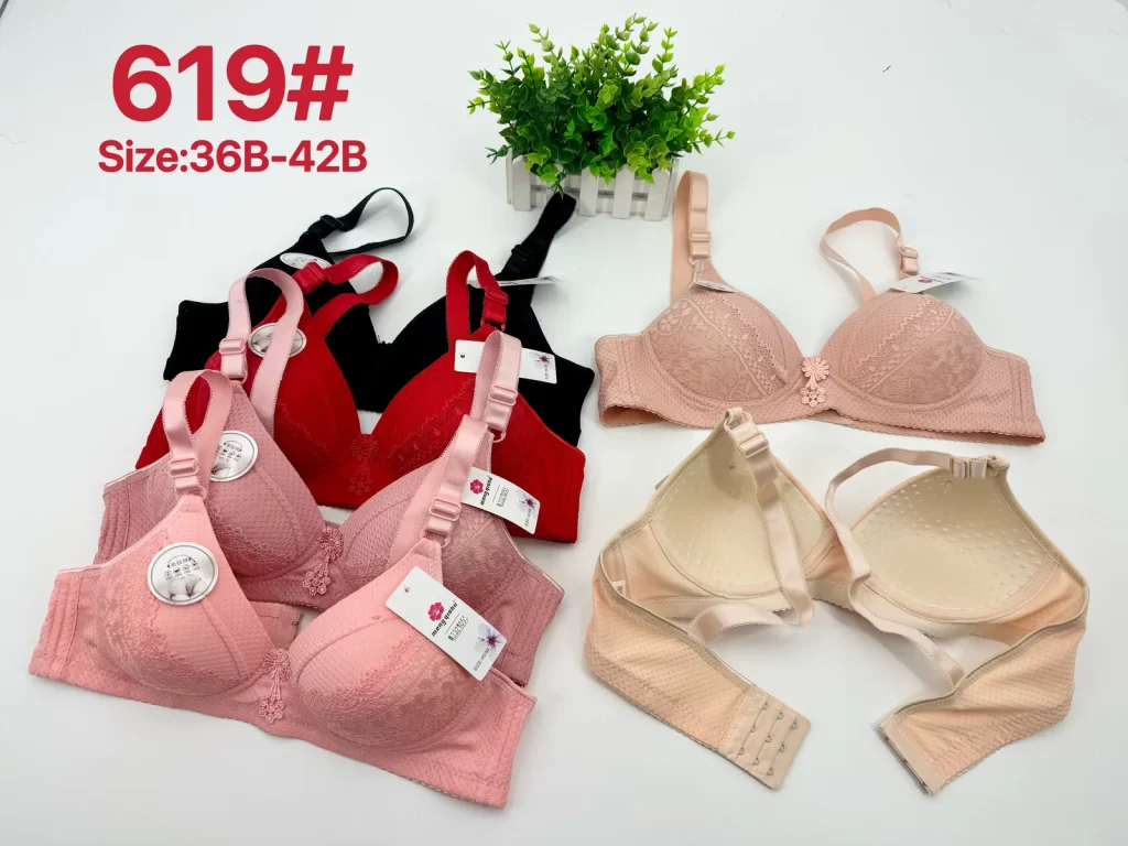Wholesale Lace Trim Bra B Cup (619) - China lingerie manufacturer & supplier