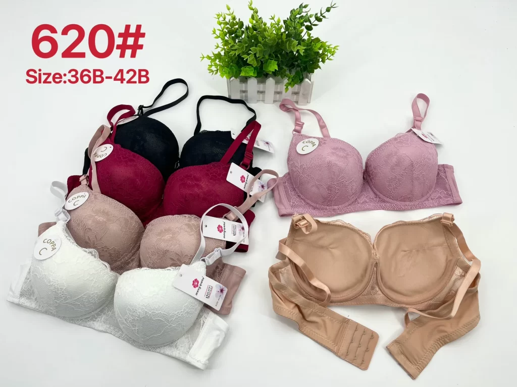 Wholesale Lace Trim Bra B Cup (620) - China lingerie manufacturer & supplier