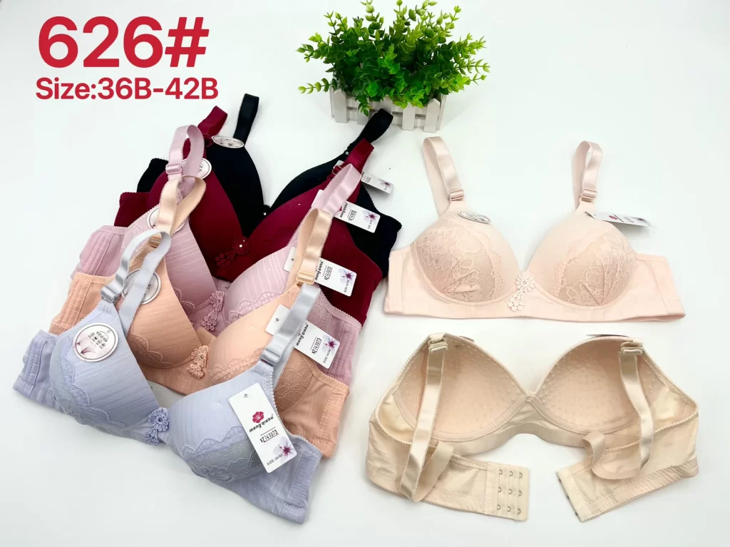 Wholesale Lace Trim Striped Bra B Cup (626) - China lingerie manufacturer & supplier