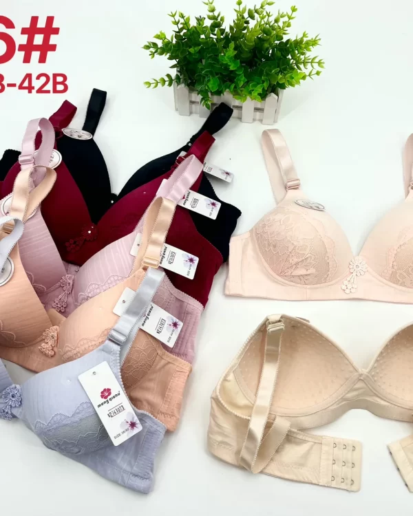Wholesale Lace Trim Striped Bra B Cup (626) - China lingerie manufacturer & supplier