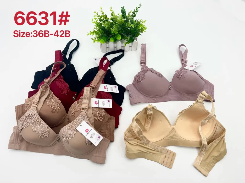 Wholesale Lace Trim Bra B Cup (6631) - China lingerie manufacturer & supplier