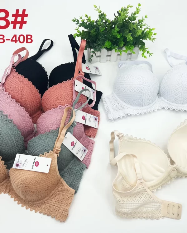 Wholesale Lace Trim Bra B Cup (703) - China lingerie manufacturer & supplier