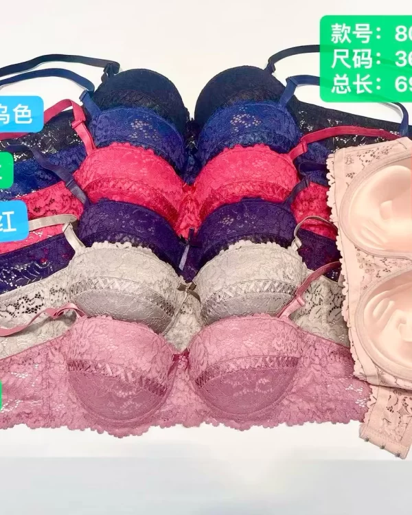 Wholesale Lace Trim Bra B Cup (8034B) - China lingerie manufacturer & supplier