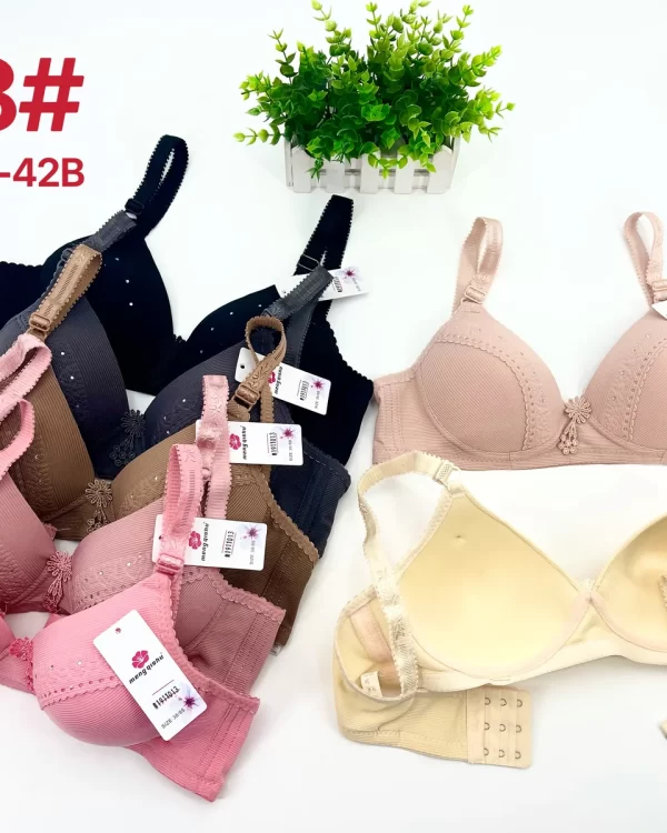 Wholesale Lace Trim Striped Bra B Cup (818) - China lingerie manufacturer & supplier