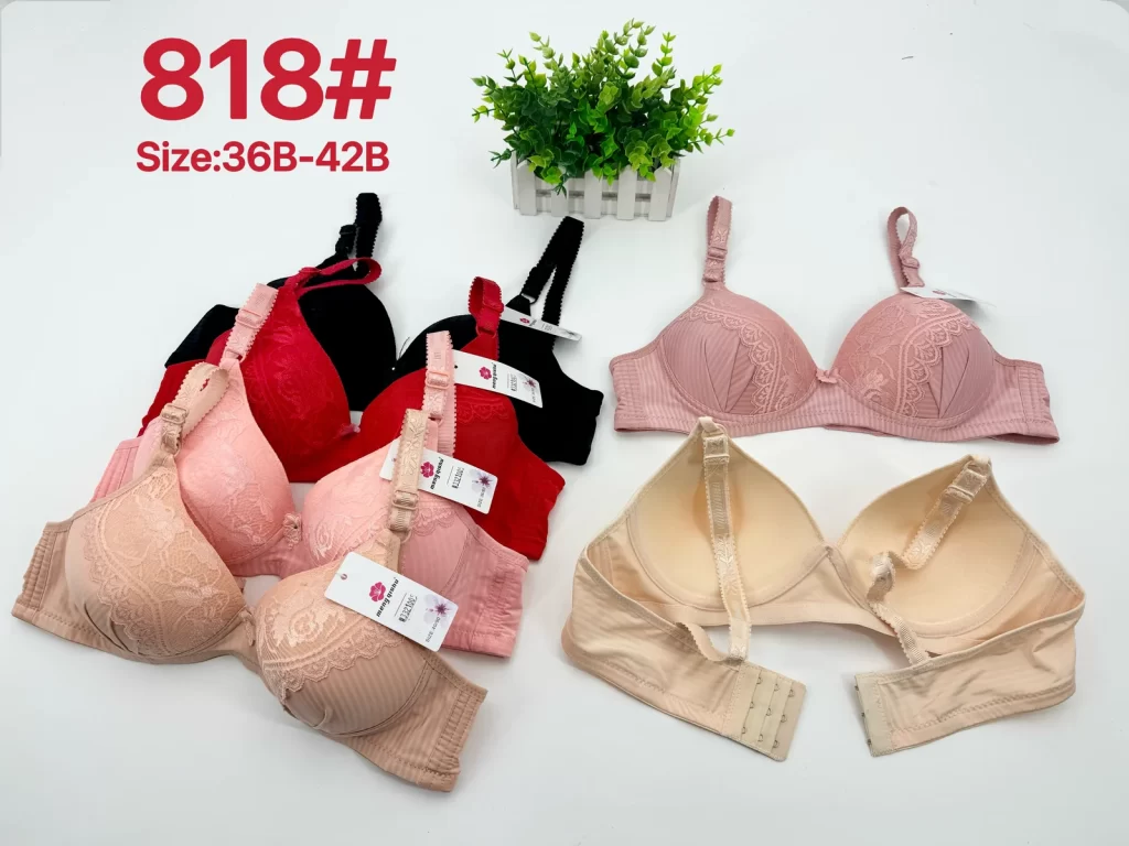Wholesale Lace Trim Bra B Cup (818) - China lingerie manufacturer & supplier