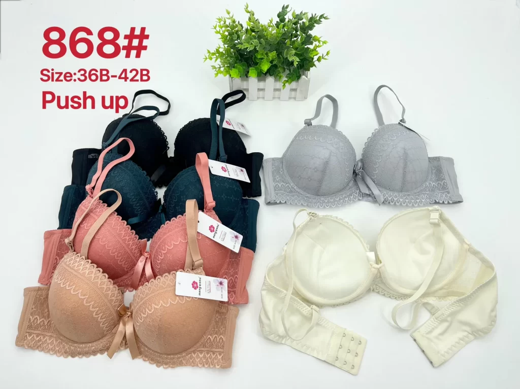Wholesale Lace Trim Bra B Cup (868) - China lingerie manufacturer & supplier
