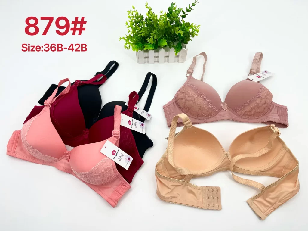 Wholesale Lace Trim Bra B Cup (879) - China lingerie manufacturer & supplier