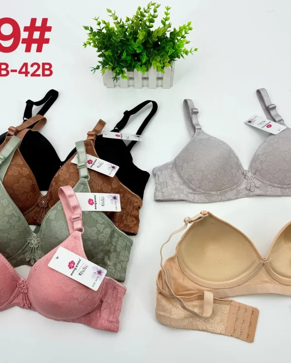 Wholesale Lace Trim Jacquard Bra B Cup (A19) - China lingerie manufacturer & supplier