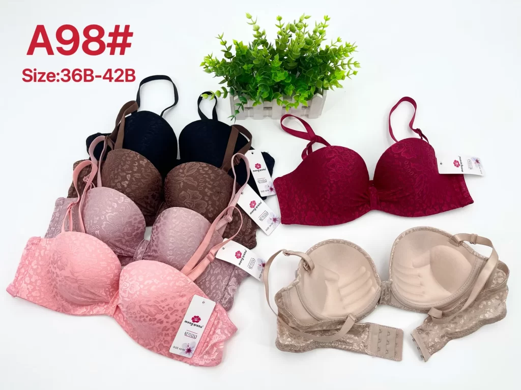 Wholesale Lace Trim Bra B Cup (A98) - China lingerie manufacturer & supplier
