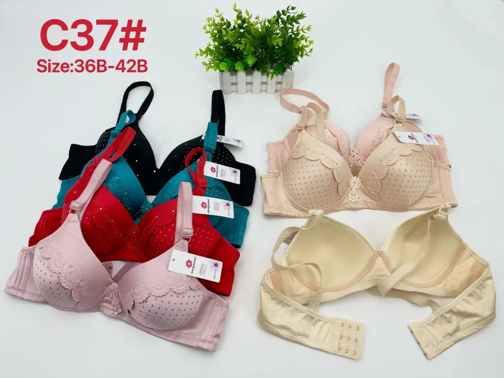 Wholesale Lace Trim Bra B Cup (C37) - China lingerie manufacturer & supplier