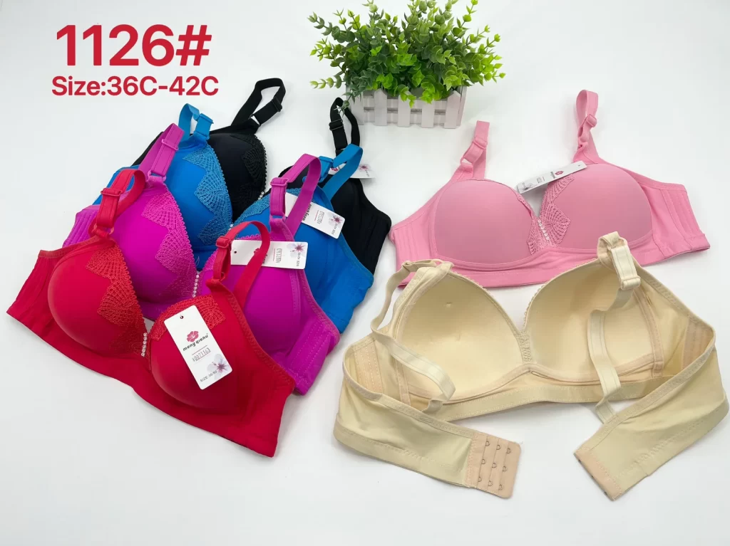 Wholesale Lace Trim Bra C Cup (1126) - China lingerie manufacturer & supplier