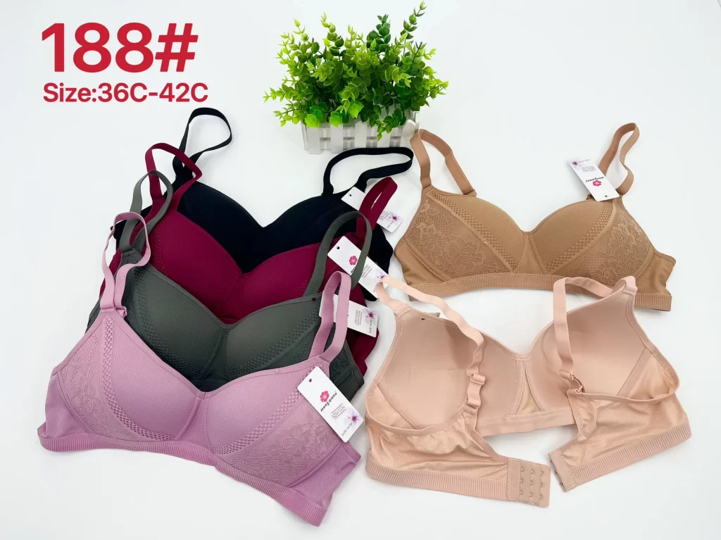 Wholesale Lace Trim Bra C Cup (188) - China lingerie manufacturer & supplier