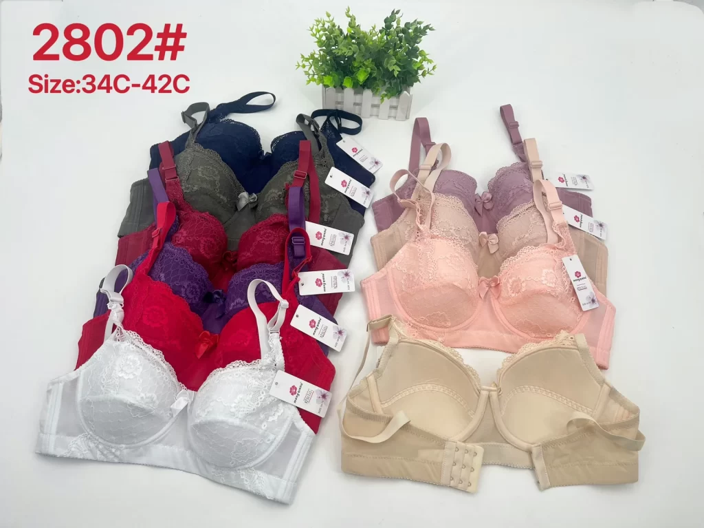 Wholesale Lace Trim Bra C Cup (2802) - China lingerie manufacturer & supplier