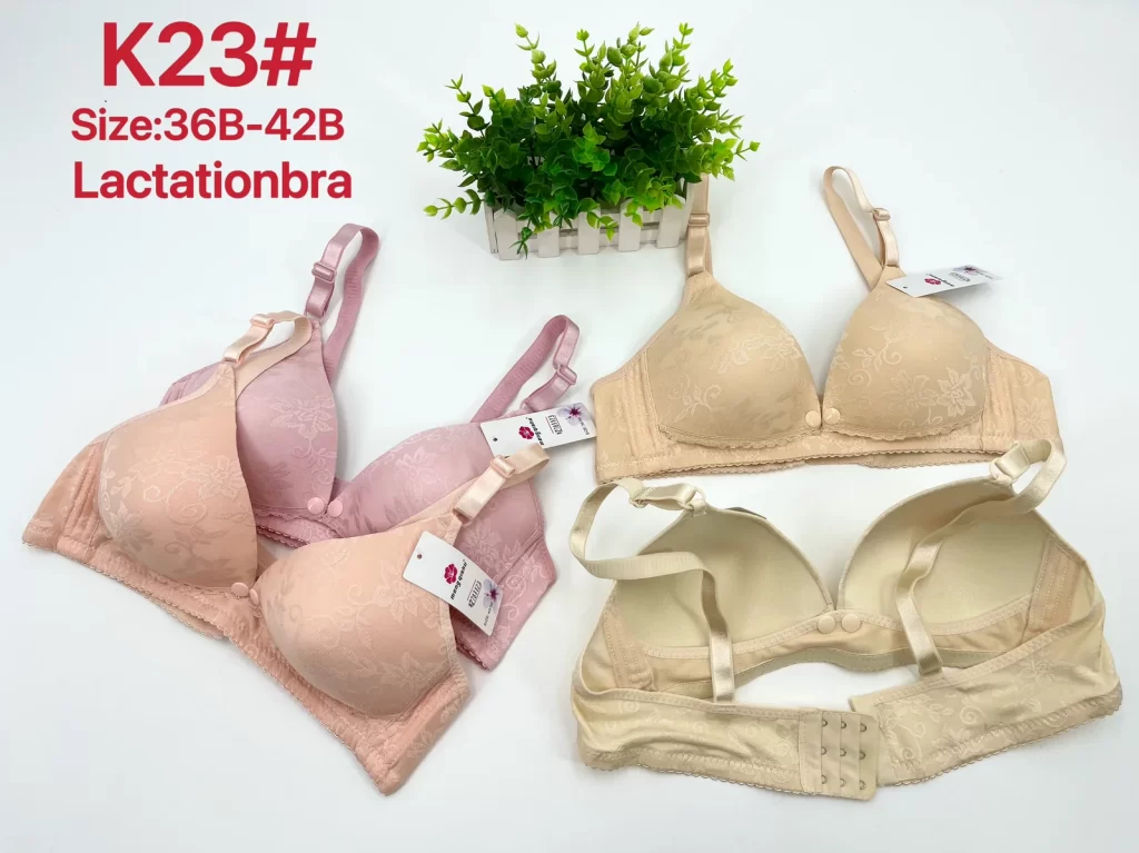 Wholesale Nursing Jacquard Bra B Cup (K23) - China lingerie manufacturer & supplier