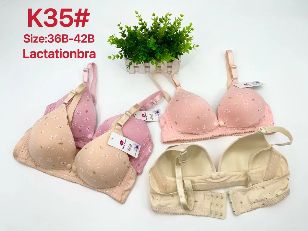 Wholesale Nursing Floral Print Bra B Cup (K35) - China lingerie manufacturer & supplier