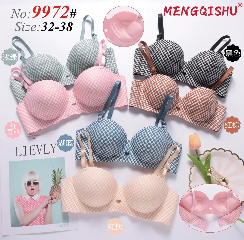 Wholesale One-Piece Polka Dot Bra A Cup (9972) - China lingerie manufacturer & supplier