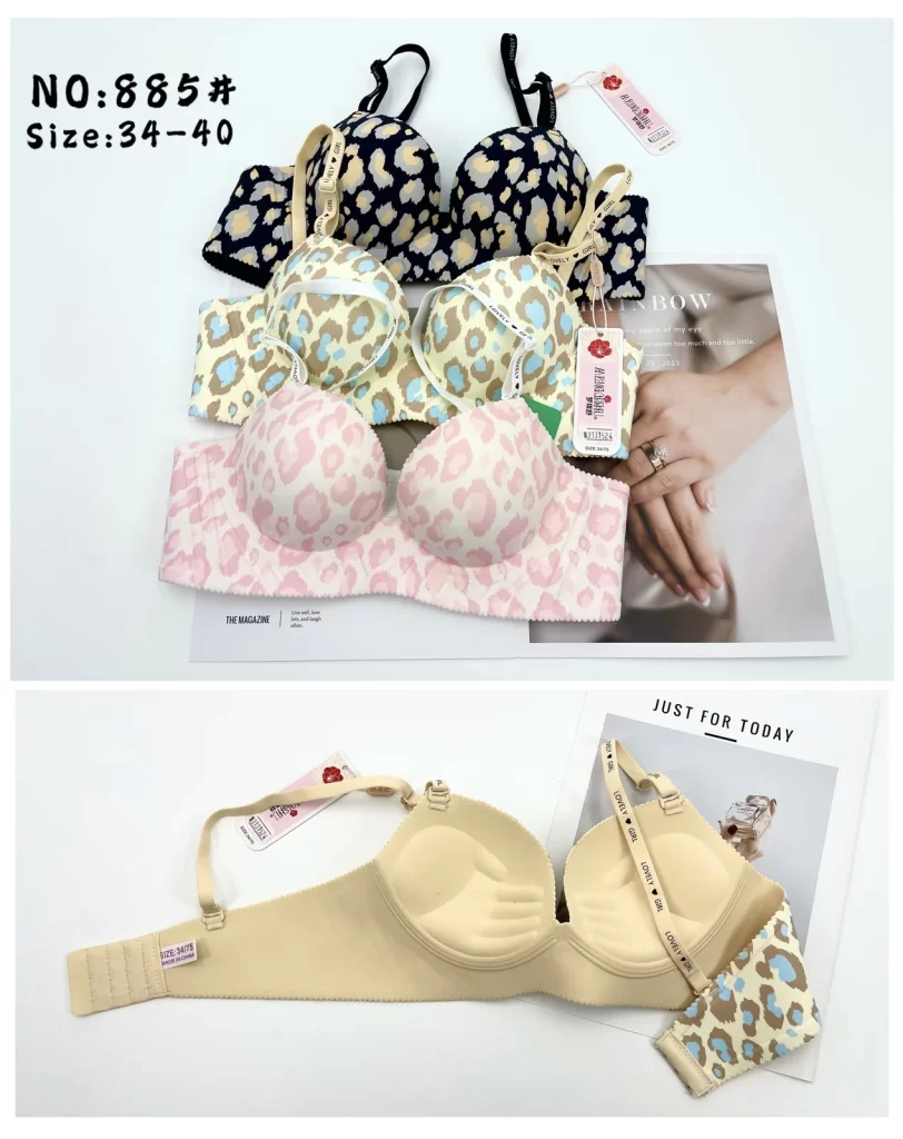 Wholesale One-Piece Leopard Bra B Cup (885) - China lingerie manufacturer & supplier