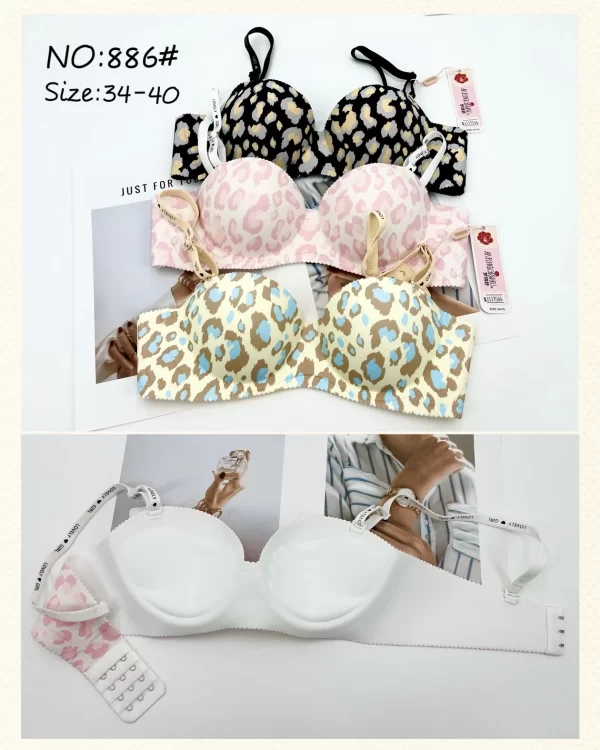 Wholesale One-Piece Leopard Bra B Cup (886) - China lingerie manufacturer & supplier