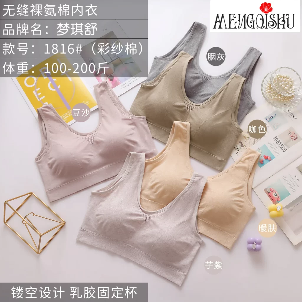 Wholesale Plus Size Vest Bra (1816) - China lingerie manufacturer & supplier
