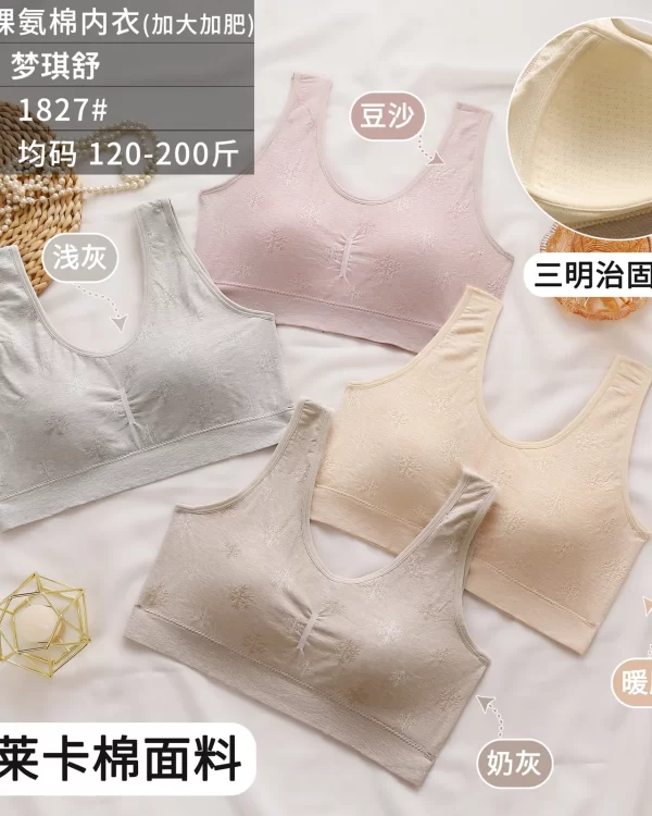 Wholesale Plus Size Vest Bra (1827) - China lingerie manufacturer & supplier